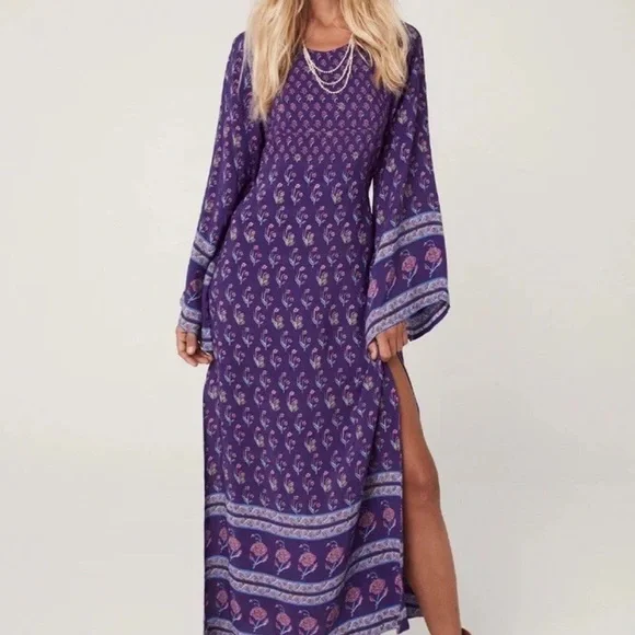 open lace back dress Spell Sannah Gown
